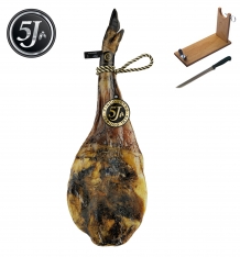 Paleta de Bellota 100% Ibérica Cinco Jotas- 5J entera + jamonero + cuchillo