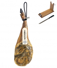 Paleta de cebo ibérica 50% raza ibérica Altanera + jamonero + cuchillo